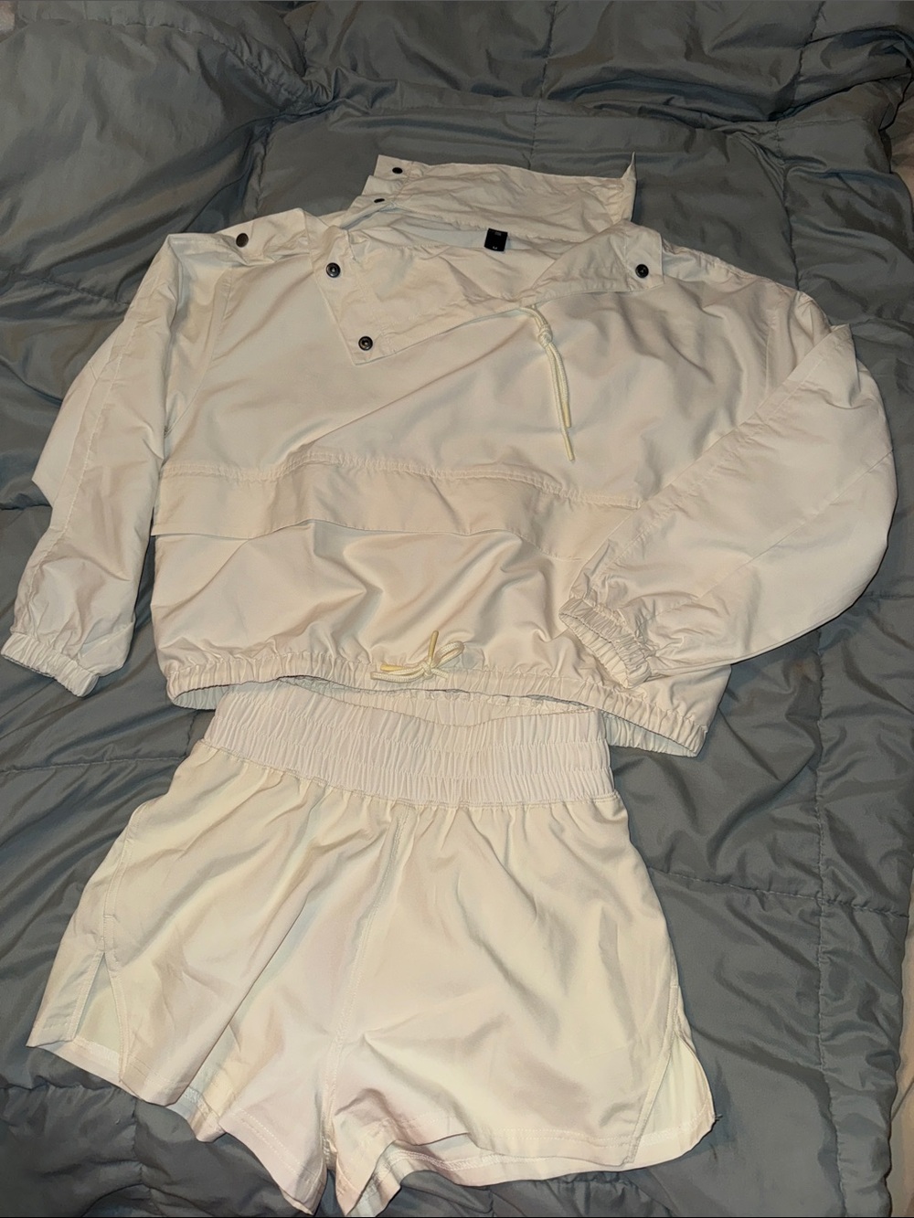 Savvi Two-Piece Pullover and Monique Shorts Set